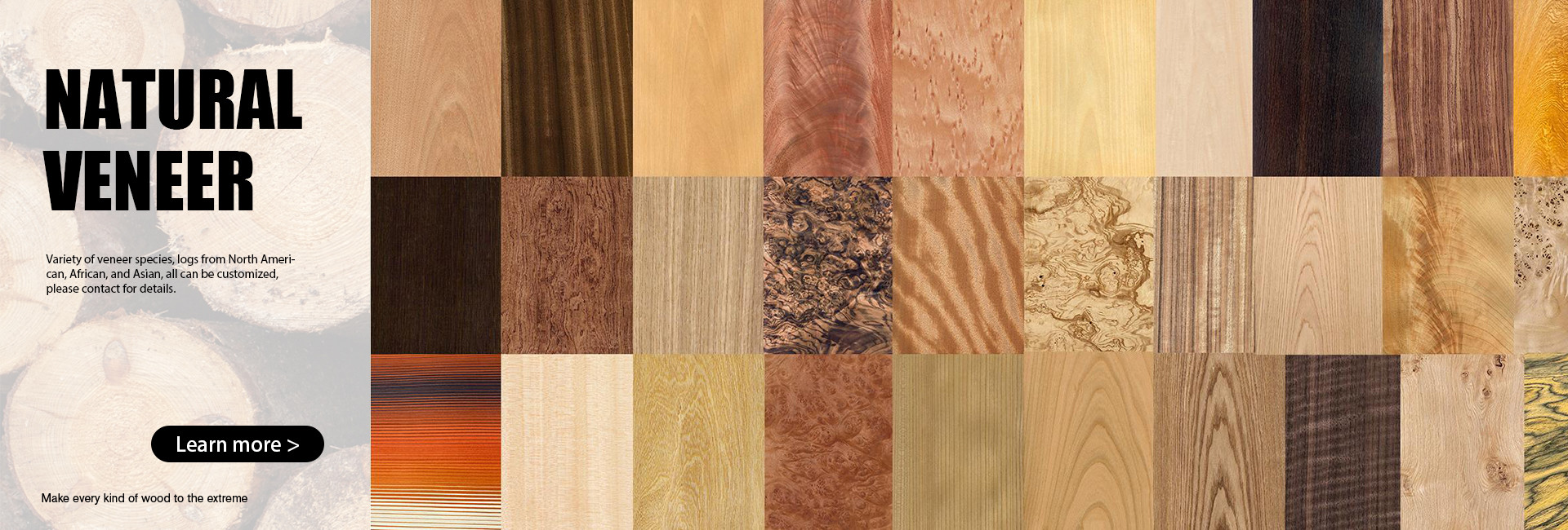 quality Natural Wood Veneer factory